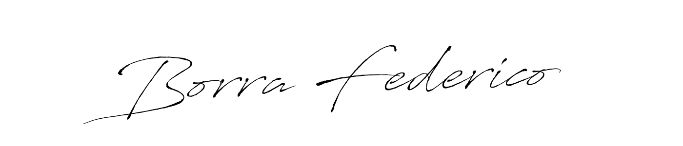 The best way (Antro_Vectra) to make a short signature is to pick only two or three words in your name. The name Borra Federico include a total of six letters. For converting this name. Borra Federico signature style 6 images and pictures png