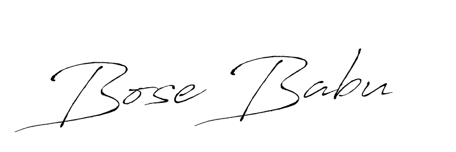 You should practise on your own different ways (Antro_Vectra) to write your name (Bose Babu) in signature. don't let someone else do it for you. Bose Babu signature style 6 images and pictures png
