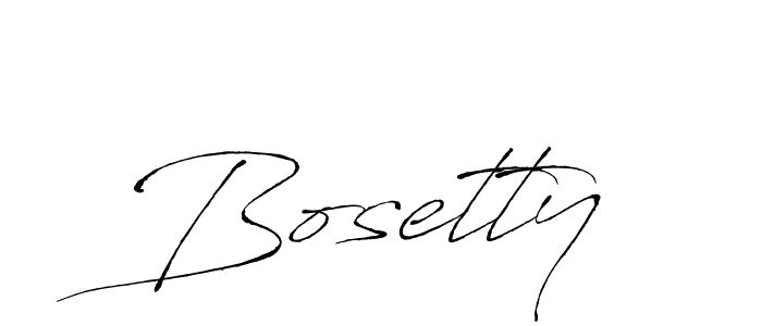 Also we have Bosetty name is the best signature style. Create professional handwritten signature collection using Antro_Vectra autograph style. Bosetty signature style 6 images and pictures png