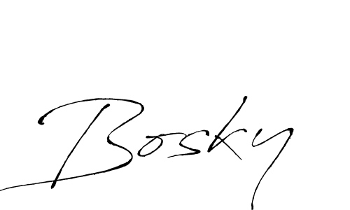 Also we have Bosky name is the best signature style. Create professional handwritten signature collection using Antro_Vectra autograph style. Bosky signature style 6 images and pictures png