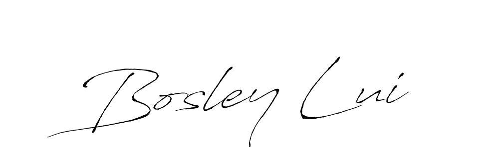 Similarly Antro_Vectra is the best handwritten signature design. Signature creator online .You can use it as an online autograph creator for name Bosley Lui. Bosley Lui signature style 6 images and pictures png