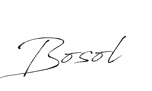 Use a signature maker to create a handwritten signature online. With this signature software, you can design (Antro_Vectra) your own signature for name Bosol. Bosol signature style 6 images and pictures png