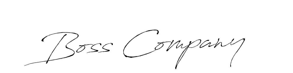 Make a beautiful signature design for name Boss Company. With this signature (Antro_Vectra) style, you can create a handwritten signature for free. Boss Company signature style 6 images and pictures png