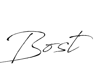 Also we have Bost name is the best signature style. Create professional handwritten signature collection using Antro_Vectra autograph style. Bost signature style 6 images and pictures png