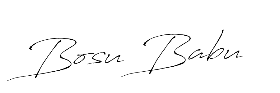 Create a beautiful signature design for name Bosu Babu. With this signature (Antro_Vectra) fonts, you can make a handwritten signature for free. Bosu Babu signature style 6 images and pictures png