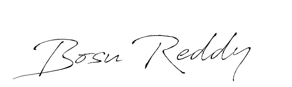 Also we have Bosu Reddy name is the best signature style. Create professional handwritten signature collection using Antro_Vectra autograph style. Bosu Reddy signature style 6 images and pictures png