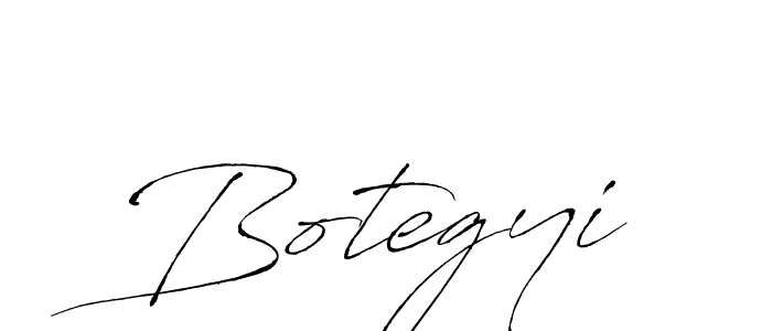 Design your own signature with our free online signature maker. With this signature software, you can create a handwritten (Antro_Vectra) signature for name Botegyi. Botegyi signature style 6 images and pictures png