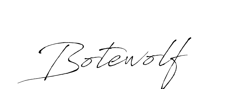 How to make Botewolf signature? Antro_Vectra is a professional autograph style. Create handwritten signature for Botewolf name. Botewolf signature style 6 images and pictures png