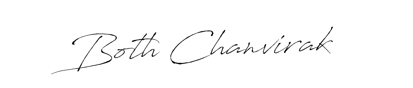 How to make Both Chanvirak signature? Antro_Vectra is a professional autograph style. Create handwritten signature for Both Chanvirak name. Both Chanvirak signature style 6 images and pictures png