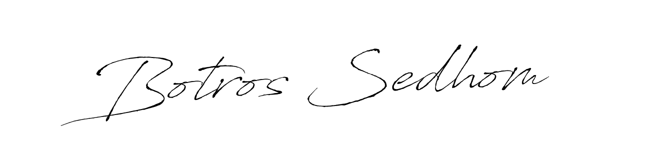 Make a beautiful signature design for name Botros Sedhom. Use this online signature maker to create a handwritten signature for free. Botros Sedhom signature style 6 images and pictures png