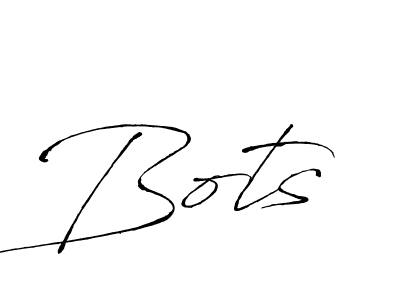 Use a signature maker to create a handwritten signature online. With this signature software, you can design (Antro_Vectra) your own signature for name Bots. Bots signature style 6 images and pictures png