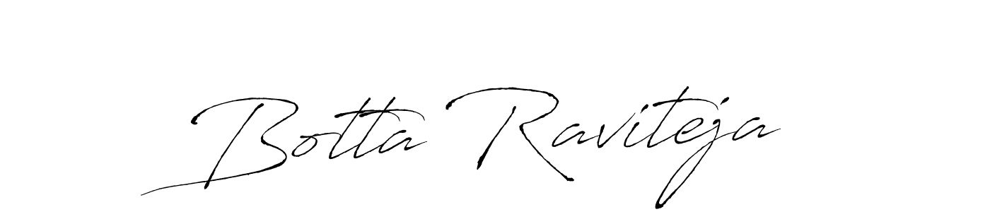 Create a beautiful signature design for name Botta Raviteja. With this signature (Antro_Vectra) fonts, you can make a handwritten signature for free. Botta Raviteja signature style 6 images and pictures png