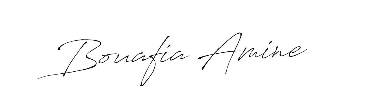 Create a beautiful signature design for name Bouafia Amine. With this signature (Antro_Vectra) fonts, you can make a handwritten signature for free. Bouafia Amine signature style 6 images and pictures png