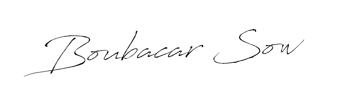 You should practise on your own different ways (Antro_Vectra) to write your name (Boubacar Sow) in signature. don't let someone else do it for you. Boubacar Sow signature style 6 images and pictures png