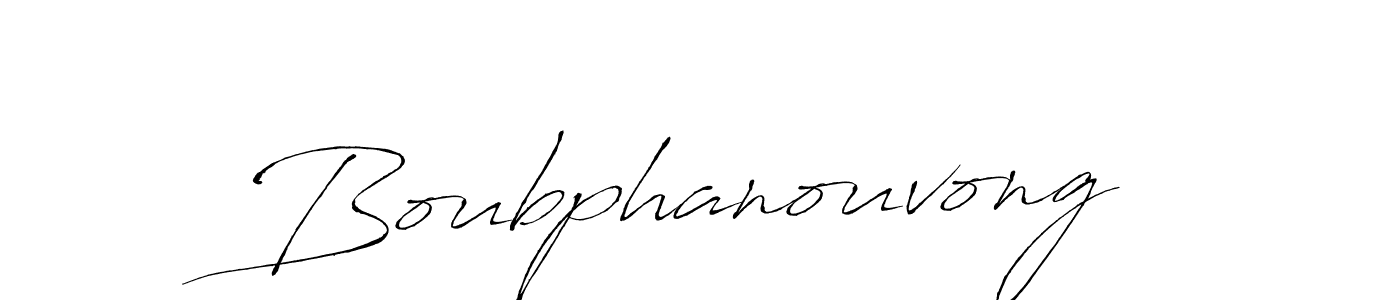 How to make Boubphanouvong signature? Antro_Vectra is a professional autograph style. Create handwritten signature for Boubphanouvong name. Boubphanouvong signature style 6 images and pictures png