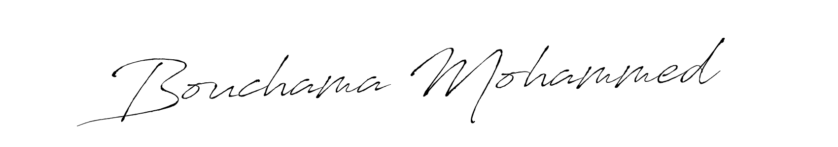 Bouchama Mohammed stylish signature style. Best Handwritten Sign (Antro_Vectra) for my name. Handwritten Signature Collection Ideas for my name Bouchama Mohammed. Bouchama Mohammed signature style 6 images and pictures png
