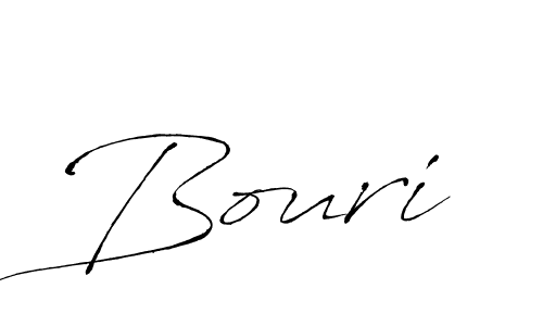 Antro_Vectra is a professional signature style that is perfect for those who want to add a touch of class to their signature. It is also a great choice for those who want to make their signature more unique. Get Bouri name to fancy signature for free. Bouri signature style 6 images and pictures png