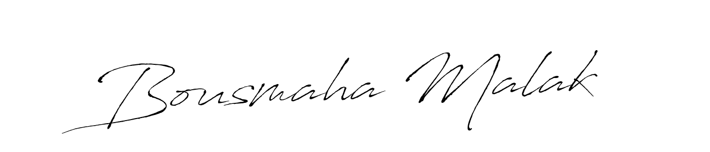 Use a signature maker to create a handwritten signature online. With this signature software, you can design (Antro_Vectra) your own signature for name Bousmaha Malak. Bousmaha Malak signature style 6 images and pictures png