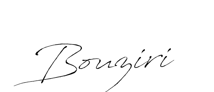 The best way (Antro_Vectra) to make a short signature is to pick only two or three words in your name. The name Bouziri include a total of six letters. For converting this name. Bouziri signature style 6 images and pictures png
