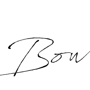 Antro_Vectra is a professional signature style that is perfect for those who want to add a touch of class to their signature. It is also a great choice for those who want to make their signature more unique. Get Bow name to fancy signature for free. Bow signature style 6 images and pictures png