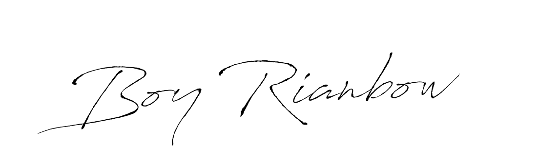 How to make Boy Rianbow signature? Antro_Vectra is a professional autograph style. Create handwritten signature for Boy Rianbow name. Boy Rianbow signature style 6 images and pictures png