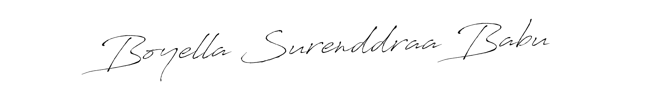 You can use this online signature creator to create a handwritten signature for the name Boyella Surenddraa Babu. This is the best online autograph maker. Boyella Surenddraa Babu signature style 6 images and pictures png