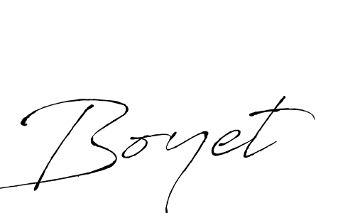 Create a beautiful signature design for name Boyet. With this signature (Antro_Vectra) fonts, you can make a handwritten signature for free. Boyet signature style 6 images and pictures png