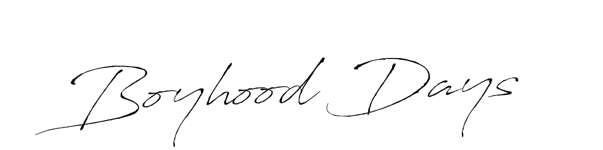 How to Draw Boyhood Days signature style? Antro_Vectra is a latest design signature styles for name Boyhood Days. Boyhood Days signature style 6 images and pictures png