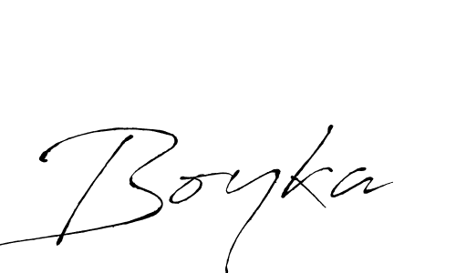 Antro_Vectra is a professional signature style that is perfect for those who want to add a touch of class to their signature. It is also a great choice for those who want to make their signature more unique. Get Boyka name to fancy signature for free. Boyka signature style 6 images and pictures png