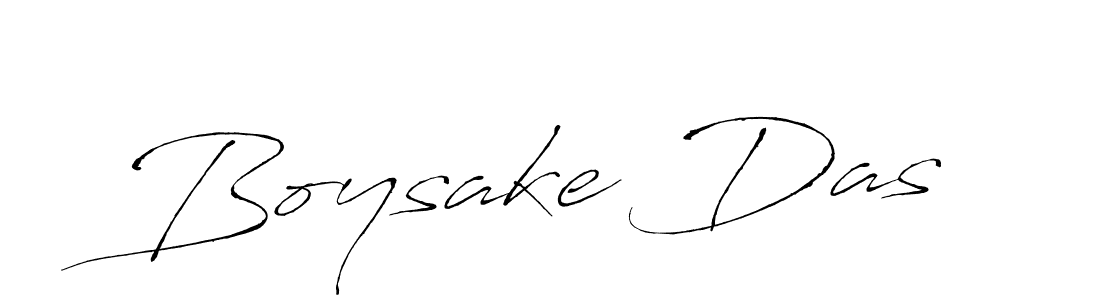 How to make Boysake Das name signature. Use Antro_Vectra style for creating short signs online. This is the latest handwritten sign. Boysake Das signature style 6 images and pictures png