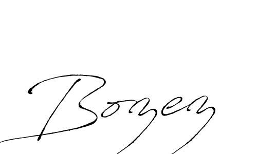 Make a beautiful signature design for name Bozez. With this signature (Antro_Vectra) style, you can create a handwritten signature for free. Bozez signature style 6 images and pictures png