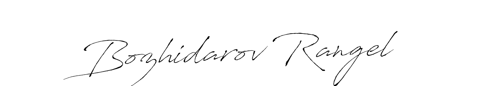 Make a beautiful signature design for name Bozhidarov Rangel. With this signature (Antro_Vectra) style, you can create a handwritten signature for free. Bozhidarov Rangel signature style 6 images and pictures png