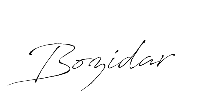 Create a beautiful signature design for name Bozidar. With this signature (Antro_Vectra) fonts, you can make a handwritten signature for free. Bozidar signature style 6 images and pictures png