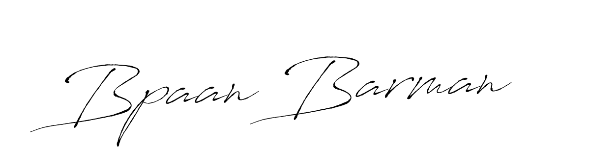 Design your own signature with our free online signature maker. With this signature software, you can create a handwritten (Antro_Vectra) signature for name Bpaan Barman. Bpaan Barman signature style 6 images and pictures png