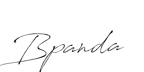 How to make Bpanda signature? Antro_Vectra is a professional autograph style. Create handwritten signature for Bpanda name. Bpanda signature style 6 images and pictures png