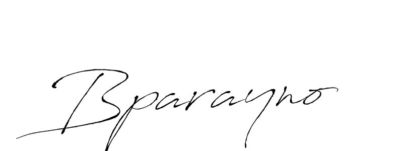 Make a beautiful signature design for name Bparayno. With this signature (Antro_Vectra) style, you can create a handwritten signature for free. Bparayno signature style 6 images and pictures png