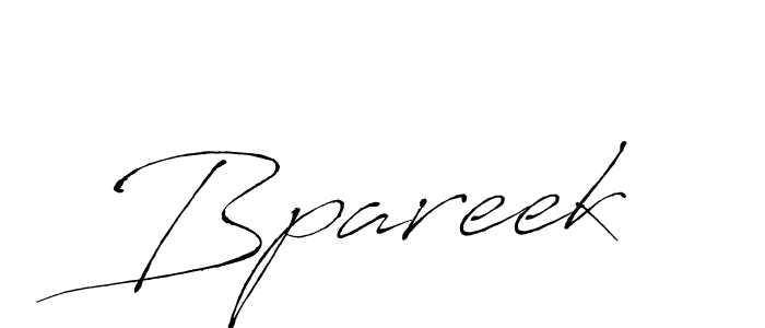 Create a beautiful signature design for name Bpareek. With this signature (Antro_Vectra) fonts, you can make a handwritten signature for free. Bpareek signature style 6 images and pictures png