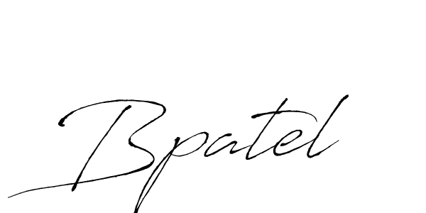 Antro_Vectra is a professional signature style that is perfect for those who want to add a touch of class to their signature. It is also a great choice for those who want to make their signature more unique. Get Bpatel name to fancy signature for free. Bpatel signature style 6 images and pictures png