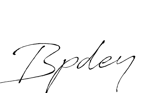 Make a beautiful signature design for name Bpdey. With this signature (Antro_Vectra) style, you can create a handwritten signature for free. Bpdey signature style 6 images and pictures png
