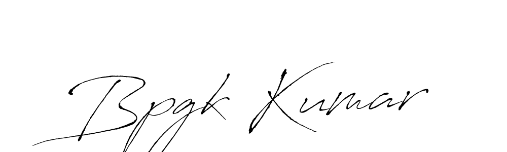 How to make Bpgk Kumar name signature. Use Antro_Vectra style for creating short signs online. This is the latest handwritten sign. Bpgk Kumar signature style 6 images and pictures png