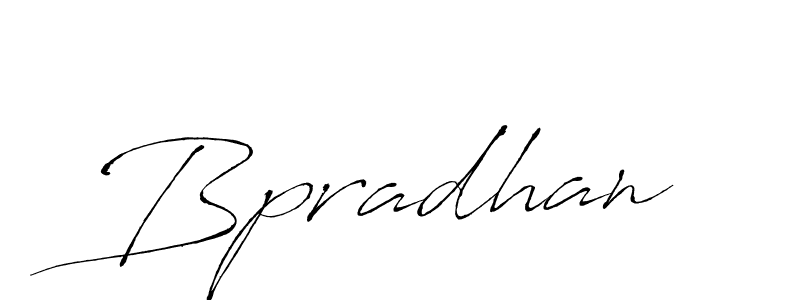 Design your own signature with our free online signature maker. With this signature software, you can create a handwritten (Antro_Vectra) signature for name Bpradhan. Bpradhan signature style 6 images and pictures png