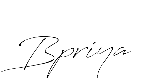 How to make Bpriya name signature. Use Antro_Vectra style for creating short signs online. This is the latest handwritten sign. Bpriya signature style 6 images and pictures png