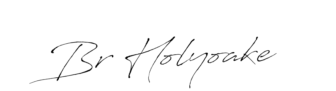 Use a signature maker to create a handwritten signature online. With this signature software, you can design (Antro_Vectra) your own signature for name Br Holyoake. Br Holyoake signature style 6 images and pictures png