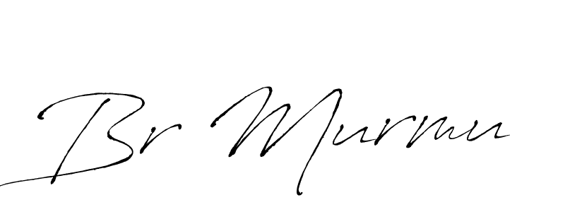 How to make Br Murmu name signature. Use Antro_Vectra style for creating short signs online. This is the latest handwritten sign. Br Murmu signature style 6 images and pictures png