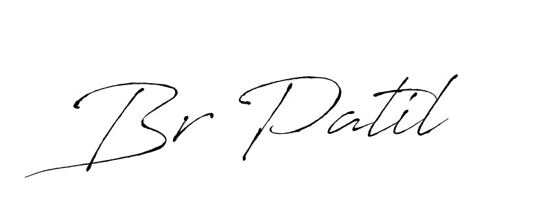 Br Patil stylish signature style. Best Handwritten Sign (Antro_Vectra) for my name. Handwritten Signature Collection Ideas for my name Br Patil. Br Patil signature style 6 images and pictures png