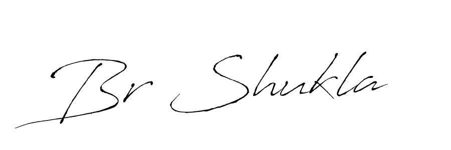 How to make Br Shukla name signature. Use Antro_Vectra style for creating short signs online. This is the latest handwritten sign. Br Shukla signature style 6 images and pictures png