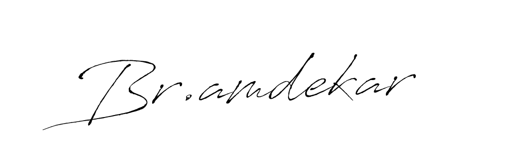 Make a beautiful signature design for name Br.amdekar. With this signature (Antro_Vectra) style, you can create a handwritten signature for free. Br.amdekar signature style 6 images and pictures png