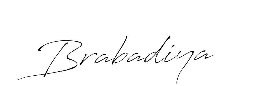 Make a beautiful signature design for name Brabadiya. With this signature (Antro_Vectra) style, you can create a handwritten signature for free. Brabadiya signature style 6 images and pictures png