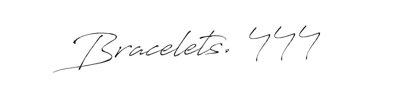 Create a beautiful signature design for name Bracelets. 444. With this signature (Antro_Vectra) fonts, you can make a handwritten signature for free. Bracelets. 444 signature style 6 images and pictures png