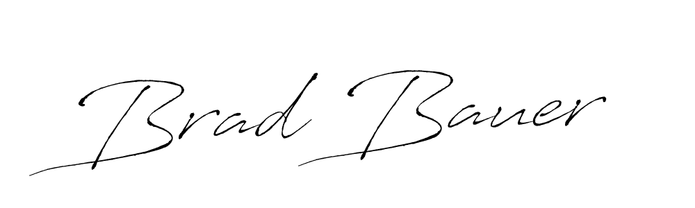 Make a beautiful signature design for name Brad Bauer. With this signature (Antro_Vectra) style, you can create a handwritten signature for free. Brad Bauer signature style 6 images and pictures png